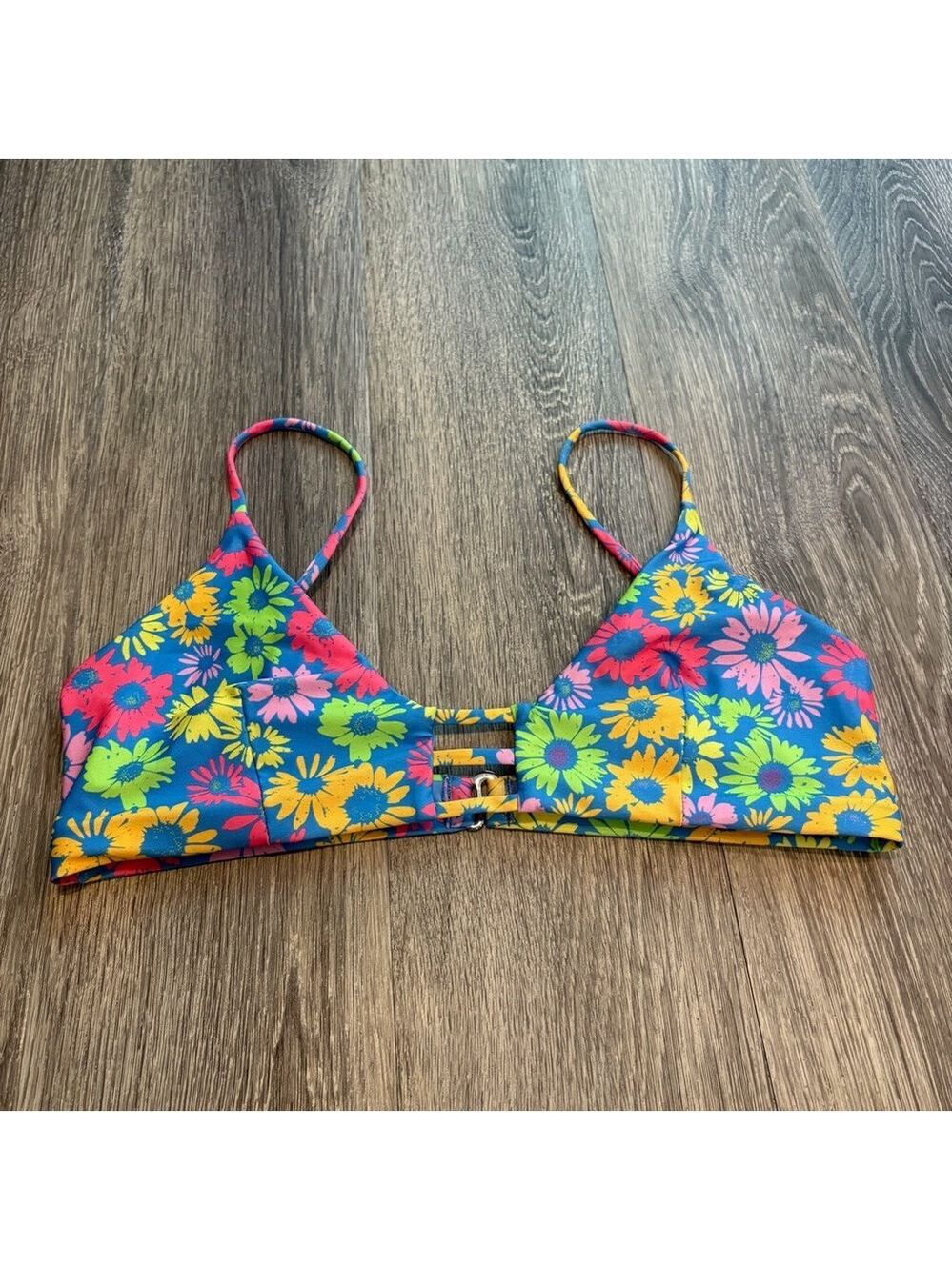 Salty Mermaid Picking Daisies Floral Ring Bikini Top